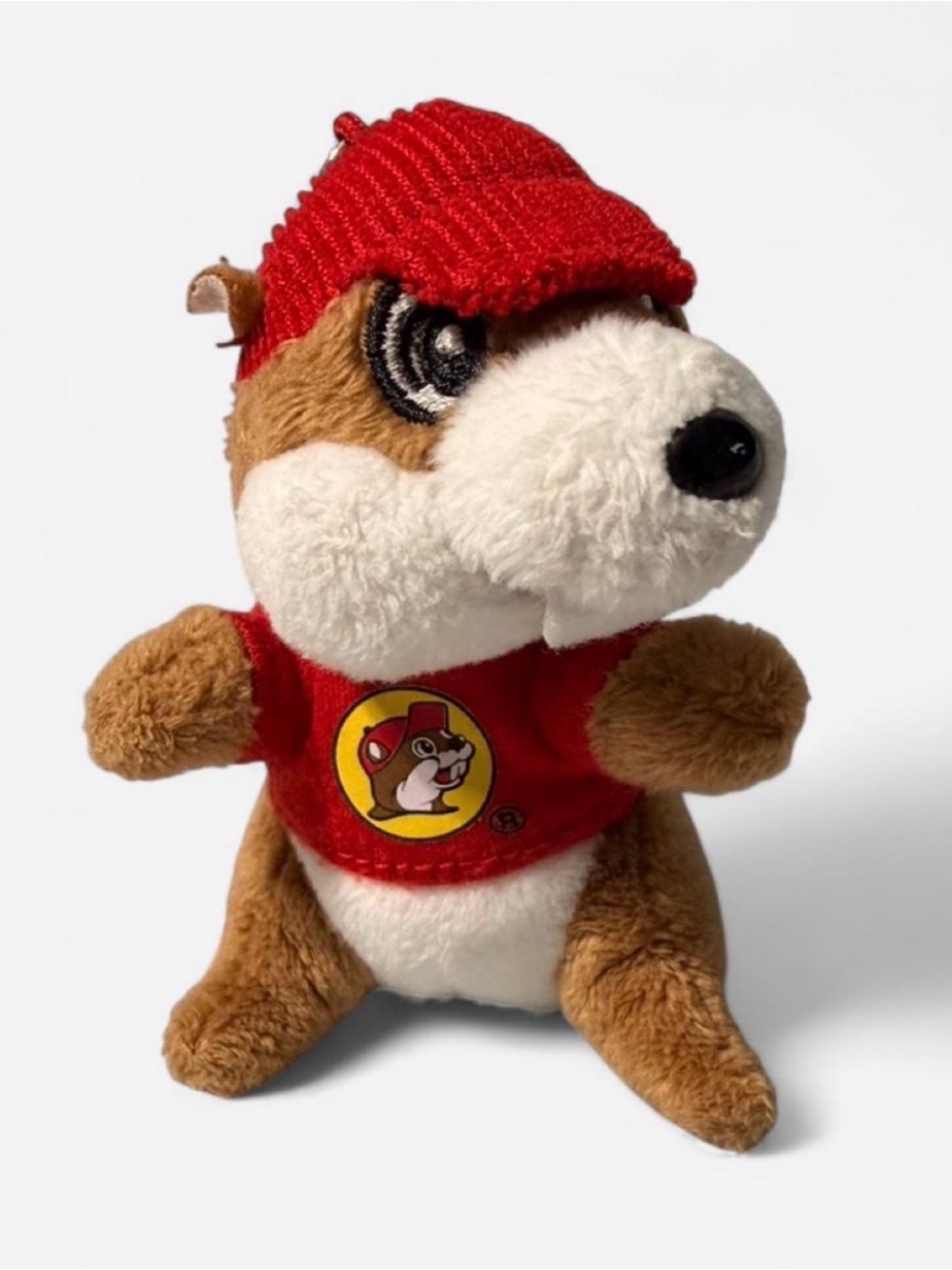 Buc-ees Beaver Keychain Mini 3.5" 2024 Souvenier Backpack Plush Toy